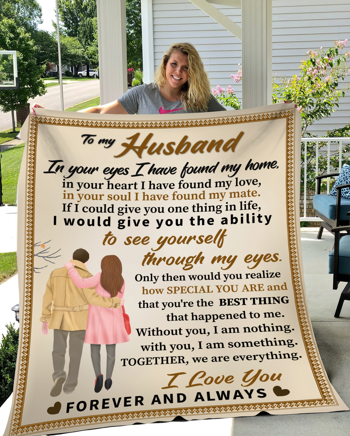 To My Husband - You're The Best Thing | Cozy Plush Fleece Blanket